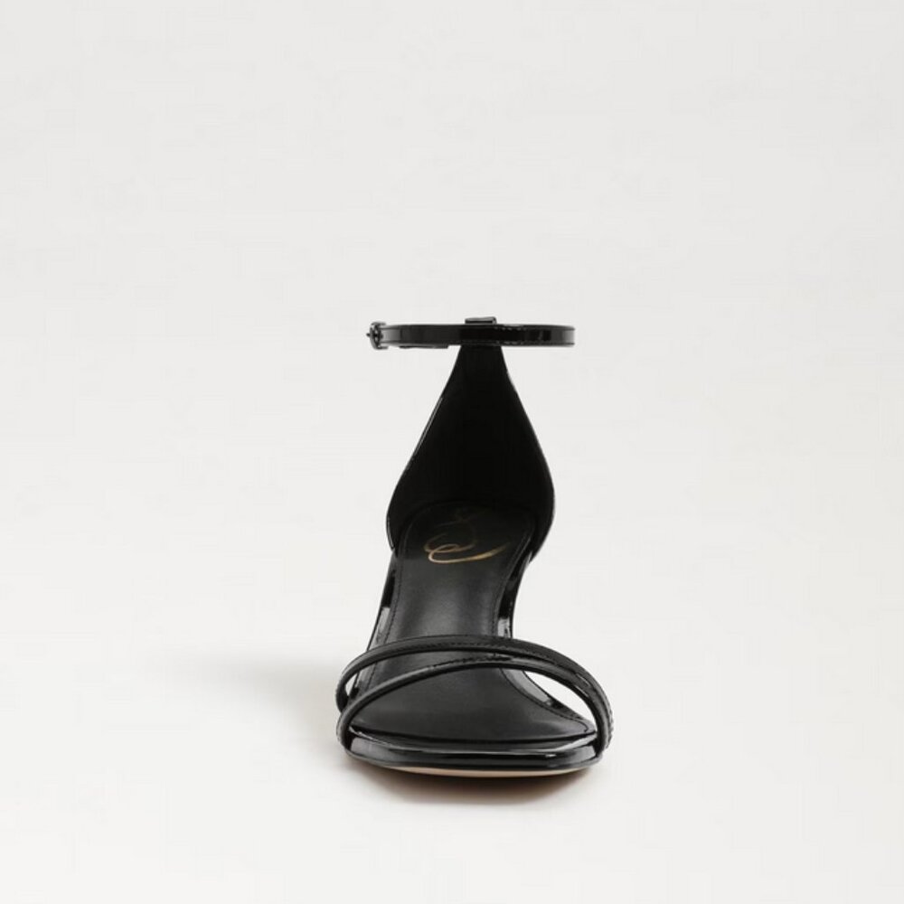 Sam Edelman Black Patent Peonie Kitten Heel Sandal – Size 8 - Picture 4 of 11